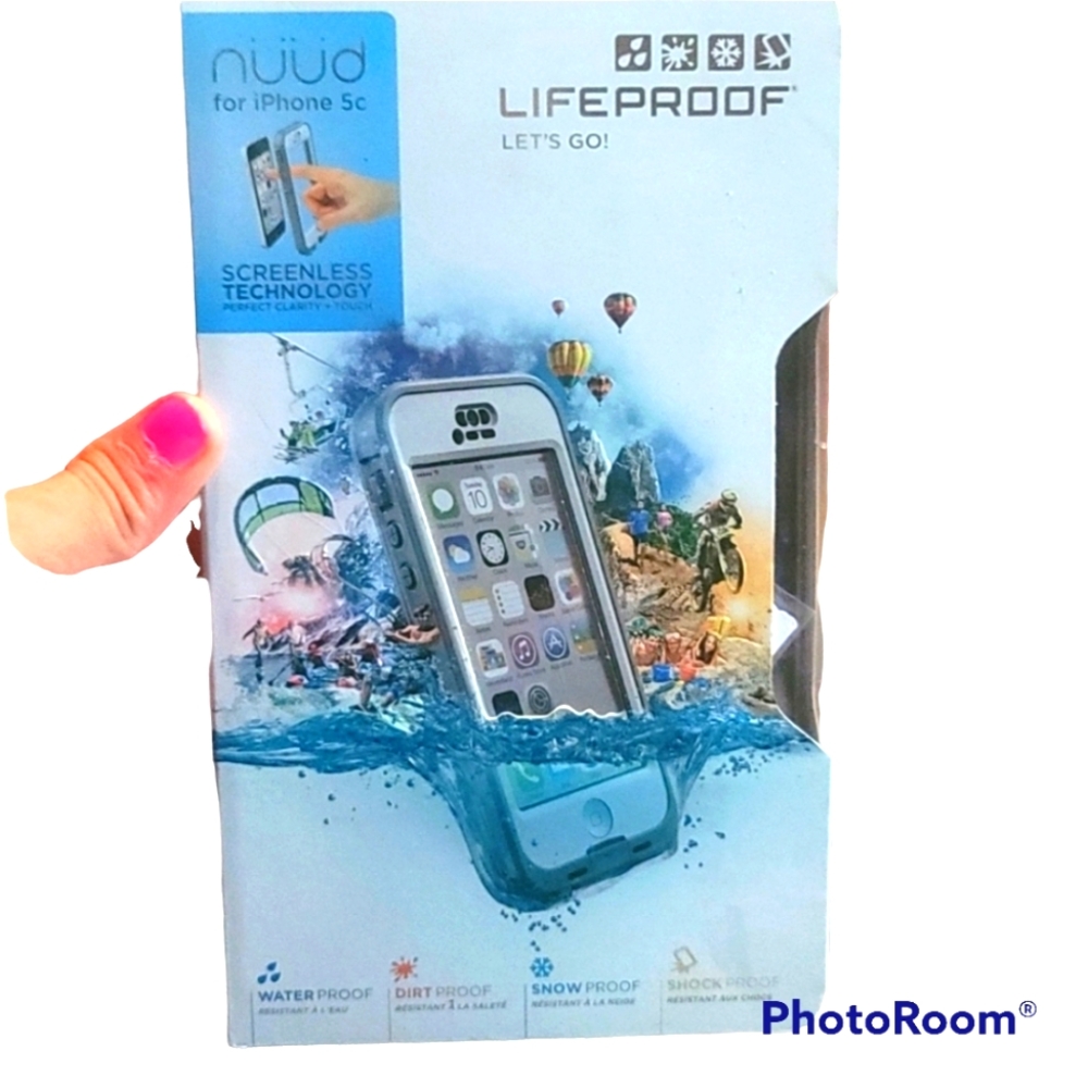 LIFEPROOF IPHONE 5C GREY CASE! WATERPROOF, SHOCK PROOF, SNOW PROOF, DIRT PROOF!